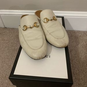 Gucci Princetown Leather Mules